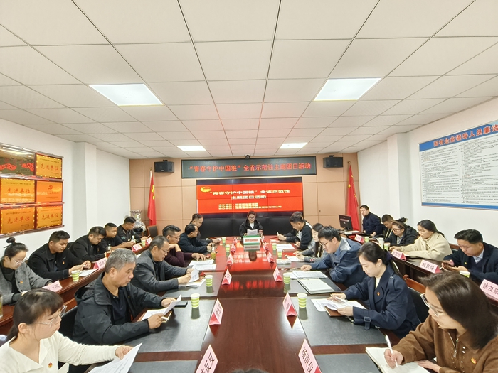 “青春守护中国粮”全省示范性主题团日活动在储备公司成功举办